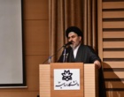 ارائه گزارش رئیس دانشگاه ارومیه در مراسم تکریم و معارفه رییس  دفاتر نهاد نمایندگی رهبر معظم انقلاب در دانشگاه‌های آذربایجان غربی