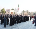 بدرقه دانشجویان دختر دانشگاه ارومیه جهت اعزام به اردوی راهیان نور