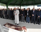 مراسم تشییع پیکر مرحوم دکتر سید مهدی رضوی روحانی رئیس اسبق دانشگاه ارومیه 