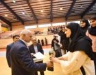 در اولین روز کاری؛ حضور سرپرست دانشگاه ارومیه در اختتامیه مسابقات والیبال دختران دانشجوی استان