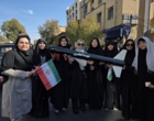 حضور دانشگاهیان دانشگاه ارومیه در راهپیمایی 13 آبان 