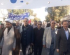 حضور دانشگاهیان دانشگاه ارومیه در راهپیمایی 13 آبان 