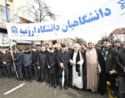 حضور پرشور دانشگاهیان دانشگاه ارومیه در راهپیمایی 22 بهمن ارومیه 