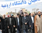 حضور پرشور دانشگاهیان دانشگاه ارومیه در راهپیمایی روز قدس