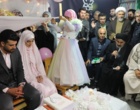 جشن ازدواج زوج دانشجو در موکب شهدای دانشگاه ارومیه 