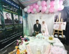 جشن ازدواج زوج دانشجو در موکب شهدای دانشگاه ارومیه 