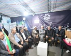 حضور استاندار آذربایجان غربی و  رئیس سازمان بسیج اساتید کشور در موکب شهدای دانشگاه ارومیه 