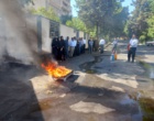 برگزاری مانور عملیاتی اطفای حریق در دانشکده ادبیات و علوم انسانی و بیمارستان دامپزشکی دانشگاه ارومیه