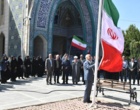 مراسم اهتزاز پرچم جمهوری اسلامی ایران در دانشگاه ارومیه همزمان با سراسر کشور به مناسبت آغاز سال تحصیلی جدید