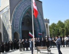 مراسم اهتزاز پرچم جمهوری اسلامی ایران در دانشگاه ارومیه همزمان با سراسر کشور به مناسبت آغاز سال تحصیلی جدید
