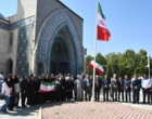 مراسم اهتزاز پرچم جمهوری اسلامی ایران در دانشگاه ارومیه همزمان با سراسر کشور به مناسبت آغاز سال تحصیلی جدید