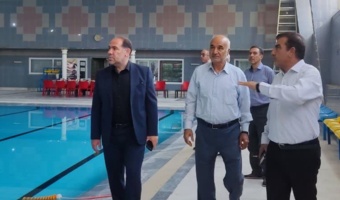 بازگشایی مجدد استخر پردیس شهر دانشگاه ارومیه پس از حملات وحشیانه رژیم صهیونی و آمریکای جنایتکار