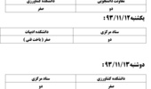 نتایج مسابقات ورزشی المپیاد ورزشی کارکنان دانشگاه ارومیه