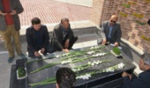 غبار روبی مزار شهدای گمنام دانشگاه در آستانه سال نو