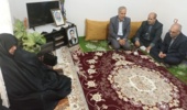 دیدار دانشگاهیان با خانوده معزز شهید مدافع امنیت " عباس فاطمیه " 