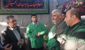 بازدید رئیس دانشگاه ارومیه از موکب دانشگاهیان استان در مرز تمرچین