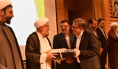 ارائه گزارش رئیس دانشگاه ارومیه در مراسم تکریم و معارفه رییس  دفاتر نهاد نمایندگی رهبر معظم انقلاب در دانشگاه‌های آذربایجان غربی