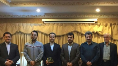 ديدار همكار تربيت بدني دانشگاه و سرپرست تيمهاي ملي اسكواش با سفير ايران دركوالالامپور مالزي
