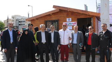 اولین کلبه خدمات سنجش تندرستی و سلامتی  دانشگاه ارومیه در پارک گوللر باغی افتتاح گردید