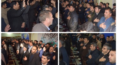 شرکت دانشگاهیان مرکز آموزش عالی شهید باکری میاندوآب در مراسم گرامیداشت سردار سپهبد حاج قاسم سلیمانی