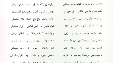 شعر «سرباز ولایت سردار سلیمانی» از دکتر محمود رضازاد باری