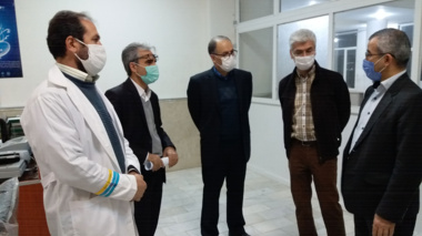 بازدید رییس دانشگاه ارومیه از کتابخانه مرکزی 