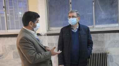 بازدید سرپرست دانشگاه ارومیه از پروژه بازسازی دانشکده ادبیات و علوم انسانی 