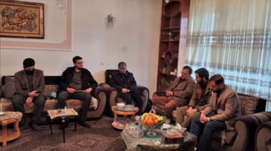 دیدار جامعه اسلامی دانشجویان دانشگاه ارومیه  با خانواده شهید محمدباقر سنبلی