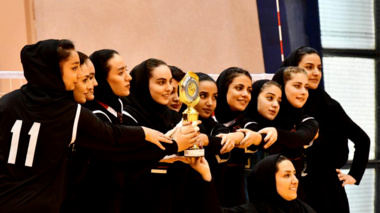 کسب مقام قهرمانی تیم والیبال دختران دانشگاه ارومیه 
