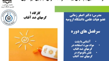 كارگاه آشنايي با پتنت هاي تهيه محصولات مصرفي شيميايي غير سنتزي در دانشگاه ارومیه