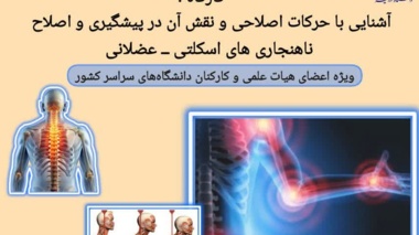 کارگاه : آشنایی با حرکات اصلاحی و نقش آن در پیشگیری و اصلاح ناهنجاری های اسکلتی- عضلانی